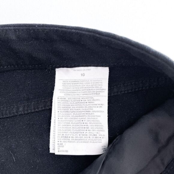 Banana Republic Women's Mid Rise Sloan Fit Stretch Skinny Jeans Black Size 10 - Picture 5 of 10